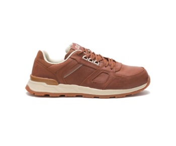 Caterpillar Sneakers South Africa Woodward SD Steel Toe Work Shoe Brown - Cat Shoes For Men - ER0375819